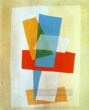  on - Composition I 1920 Pablo Picasso